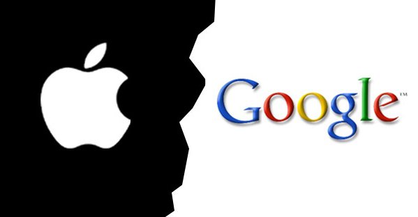 Investitorii s-au reorientat către acţiunile Google, în defavoarea Apple 