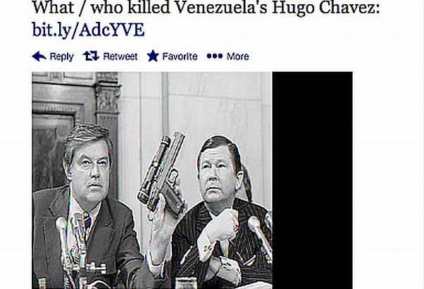 Ce a apărut pe Twitter la câteva minute după ce a fost anunţată moartea lui Chavez. Mulţi erau americani