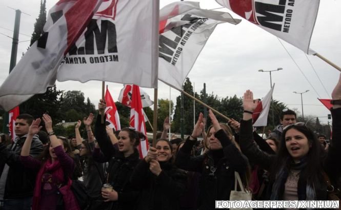 Studenţii greci au protestat faţă de planul guvernului privind restructurarea universităţilor