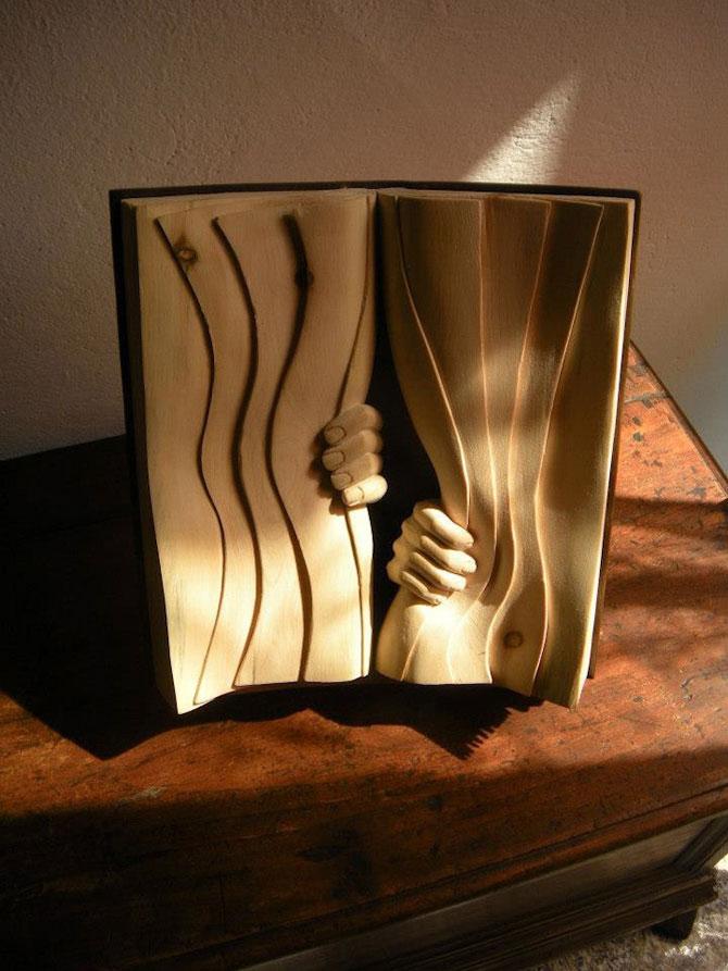 Nino Orlandi, omul înzestrat cu o pasiune nemărginită pentru sculptura în lemn 198174