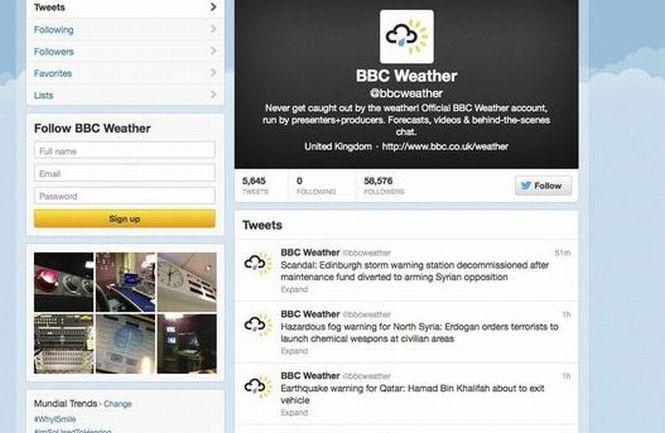 "Alertă de TSUNAMI la Haifa. Cetăţenii sunt sfătuiţi să se întoarcă în Polonia". Mesajul, postat pe contul de Twitter al BBC 199653