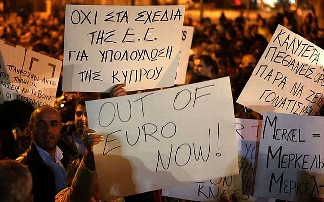 &quot;Merkel, du-te acasă!&quot; Ce condiţii pune UE pentru salvarea de la faliment a Ciprului. E DEZASTRU pentru miliardari