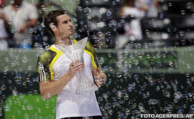 Andy Murray a câştigat Mastersul de la Miami şi a urcat pe locul 2 în clasamentul mondial