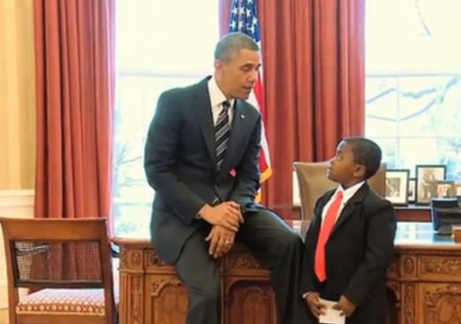 Faceţi cunoştinţă cu Kid President, copilul care a impresionat America