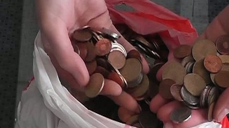 Un tânăr din Sibiu a achitat o amendă cu câteva mii de monede