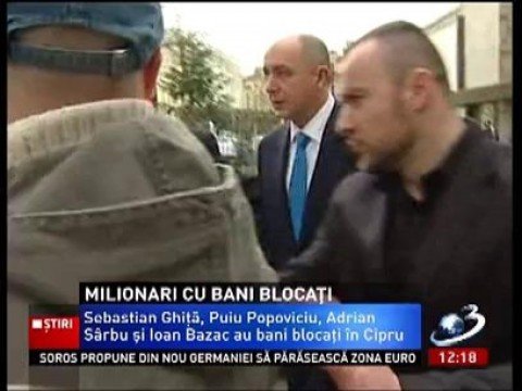 Romanian millionaires with money blocked in the banks in Cyprus. They all chose the Cyprus tax haven to avoid the taxes in our country