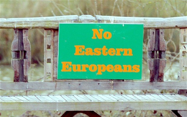 În Anglia au început să apară mesaje xenofobe: &quot;Interzis est-europenilor!&quot;