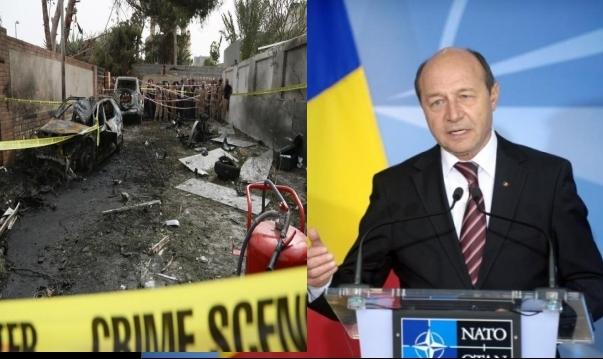 Băsescu îi transmite condoleanţe lui Hollande, după atacul asupra ambasadei din Tripoli