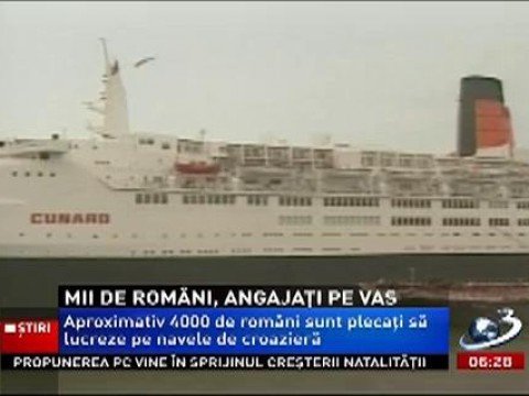 The wages earned by the Romanians working on cruise ships