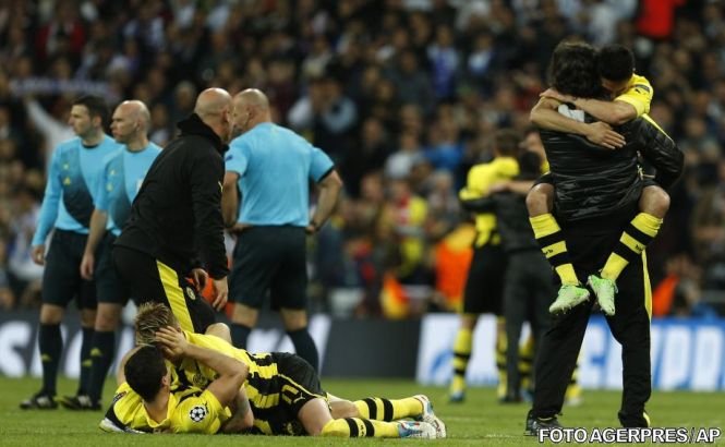 Borussia Dortmund este prima finalistă a Ligii Campionilor, deşi a pierdut returul cu Real Madrid, scor 0-2