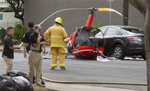 Un elicopter s-a prăbuşit în centrul oraşului Honolulu 207060