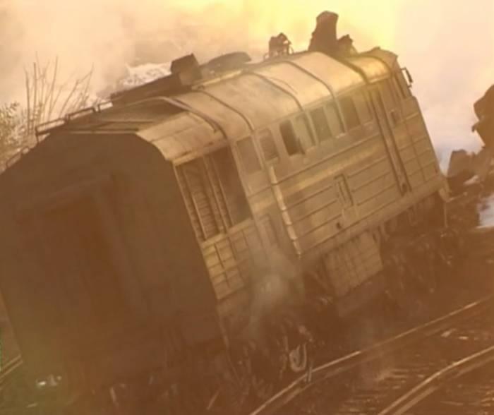 Un tren plin cu combustibil a deraiat şi apoi a explodat în sudul Rusiei 207050