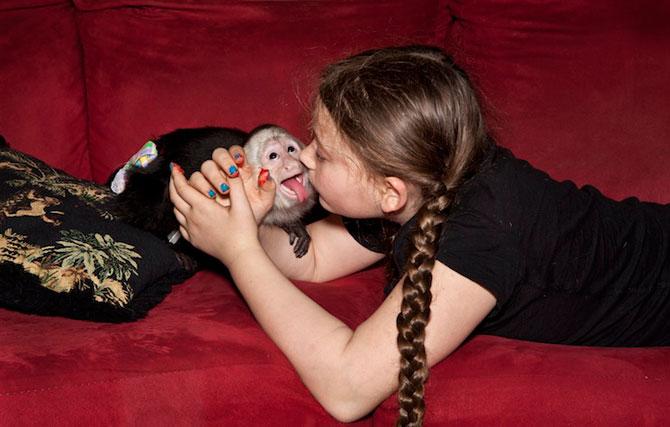 Vezi o galerie foto impresionantă cu fetiţa care iubeşte toate animalele 207098