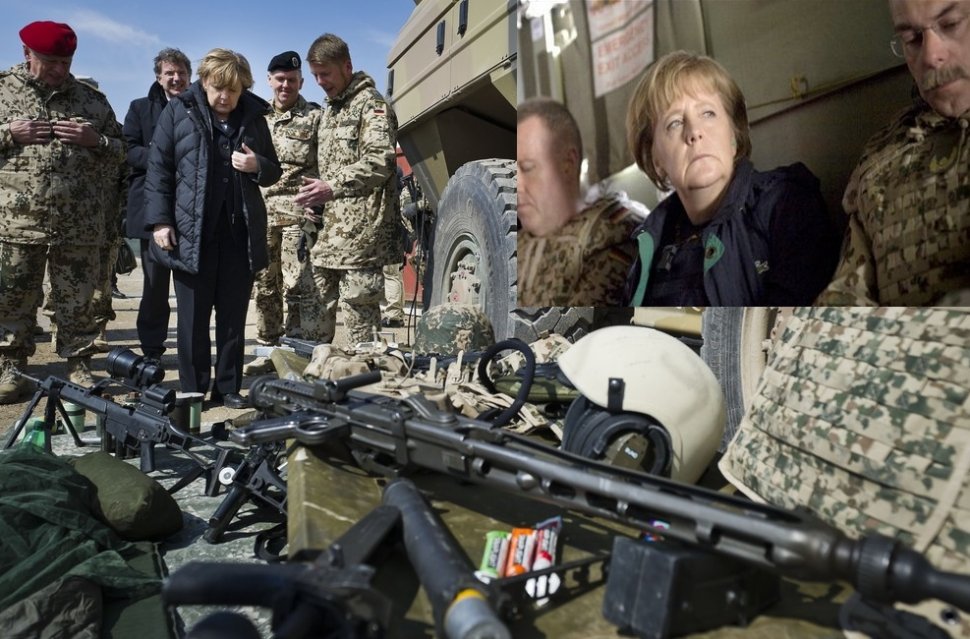 Angela Merkel, într-o vizită surpriză în Afganistan după moartea unui militar german