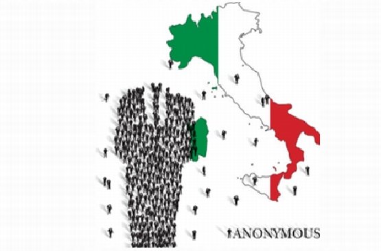 Membrii &quot;Anonymous&quot; Italia, VÂNAŢI de forţele de ordine în întreaga Peninsulă