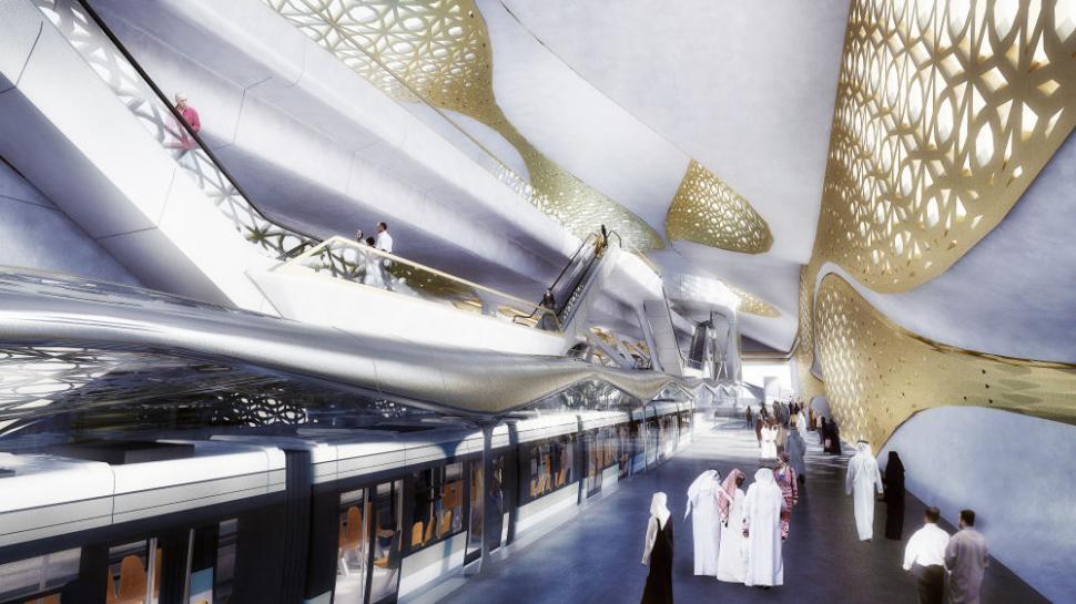 Imagini spectaculoase. Cum vor arăta staţiile de metrou din Arabia Saudită 208876