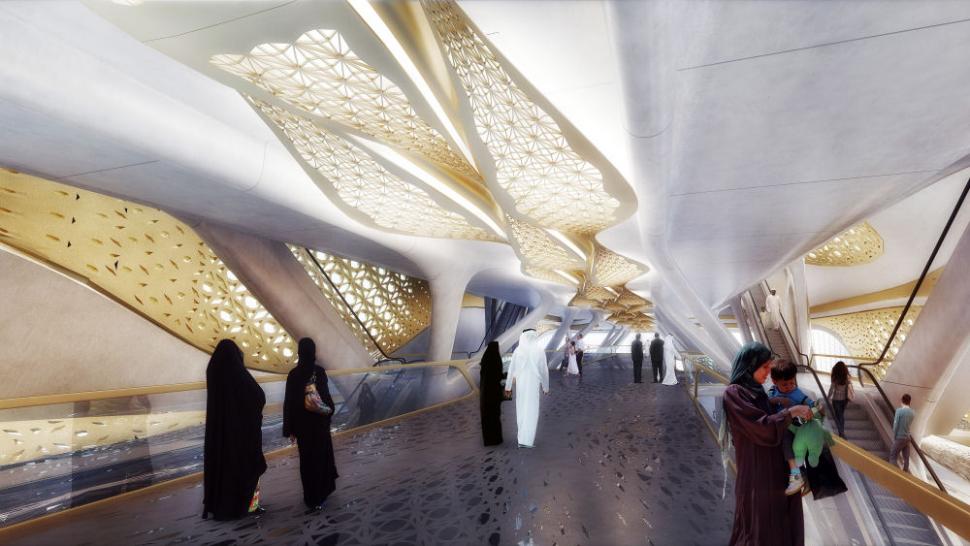 Imagini spectaculoase. Cum vor arăta staţiile de metrou din Arabia Saudită 208879