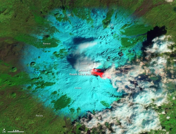 Cutremure de intensitate mică în jurul Vulcanului Etna, indicând o posibilă erupţie