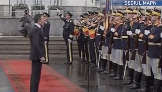 Secretarul general al NATO, primit la Palatul Cotroceni de preşedintele Traian Băsescu