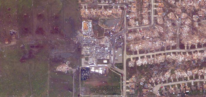 Imaginile din satelit care arată proporţiile dezastrului. "A şters tot de pe faţa pământului" 210084