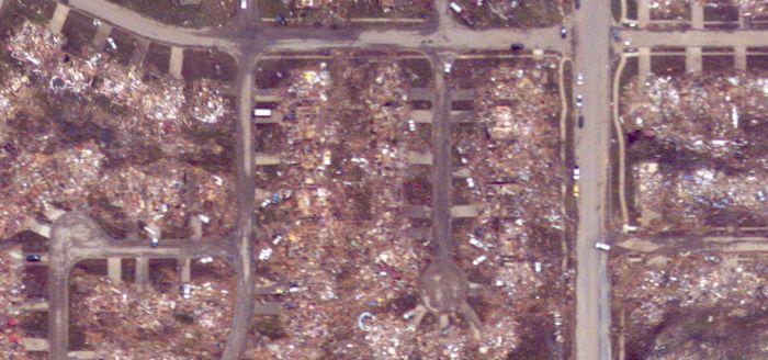 Imaginile din satelit care arată proporţiile dezastrului. "A şters tot de pe faţa pământului" 210090