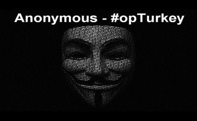 Hackerii Anonymous sunt solidari cu protestatarii turci şi atacă siteurile guvernamentale