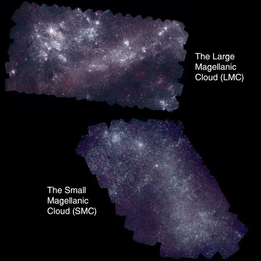 Imagini extraordinare, fără precedent, cu două galaxii apropiate