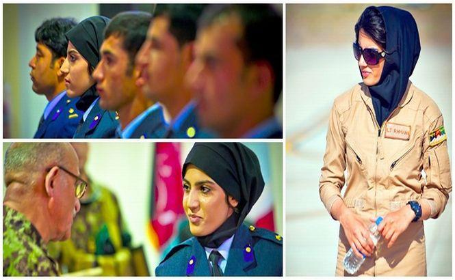 Niloofar Rhmani, prima femeie pilot din Afganistan