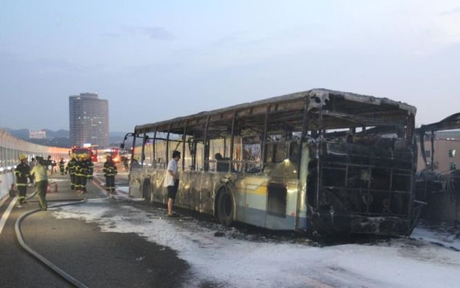 Peste 40 de oameni şi-au pierdut viaţa după ce un autobuz a luat foc, în China