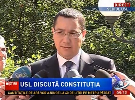 Victor Ponta: Categoric vor vota şi cei din PSD pentru interzicerea traseismului