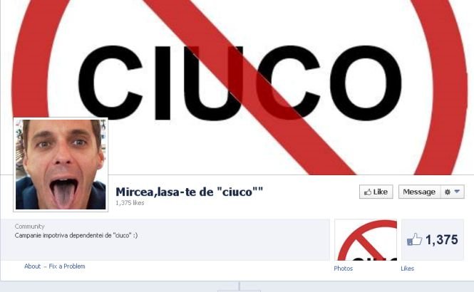 &quot;Mircea Badea, lasă-te de ciuco!&quot; Campanie pe Facebook împotriva dependenţei de ciuco