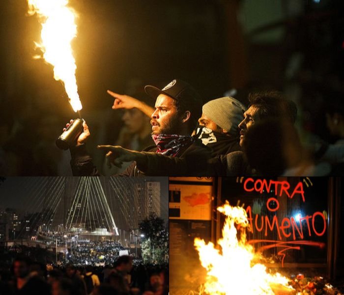 Haos în Brazilia: Sediul Ministerului de Externe a fost atacat de protestatari. Preşedintele ţării a convocat o reuniune de criză