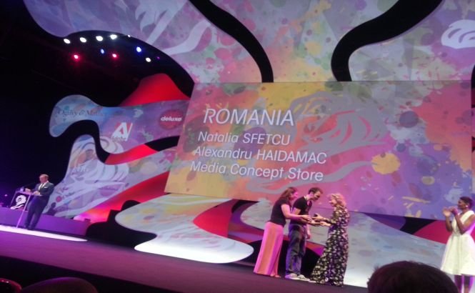 Primul gold romanesc la Cannes in 2013: Alex Haidamac si Natalia Sfetcu iau premiul cel mare la Design / Young Lions 