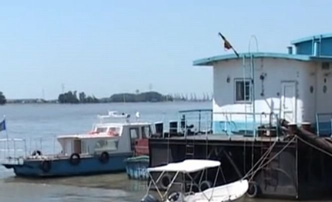 Accident naval pe Dunăre. Vezi imaginile surprinse de camerele de supraveghere