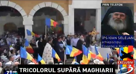 Arhiepiscopul Covasnei şi Harghitei le răspunde maghiarilor: Drapelul este icoana României