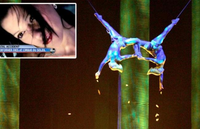 TRAGEDIE în direct, la Cirque du Soleil. O acrobată a murit pe scenă, după ce a căzut de la 15 metri înălţime