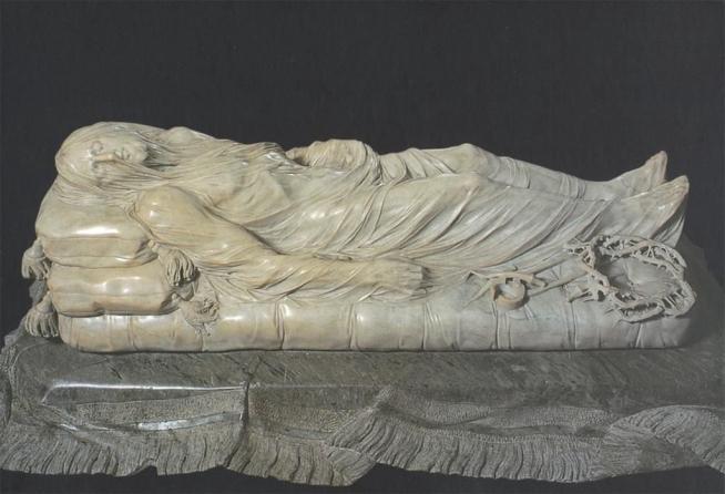 O statuie a lui Isus va fi prezentată într-o expoziţie cu opere de artă vandalizate