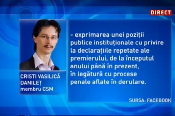 Dănileţ îl dă pe Victor Ponta pe mâna Inspecţiei Judiciare, în cazul fraudei de la &quot;Bolintineanu&quot;