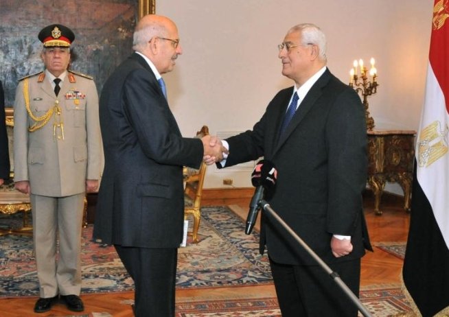 ElBaradei, învestit vicepreşedinte al Egiptului