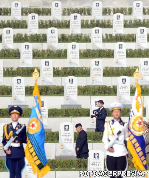 Kim Jong-un a inaugurat un cimitir al eroilor din războiul coreean (Galerie foto) 218977