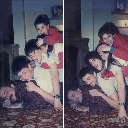 Cum am fost şi cum suntem. Pozele din copilărie, refăcute la maturitate 219413