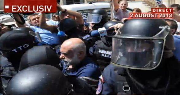 Imagini recente cu Omar Hayssam, difuzate în emisiunea Sinteza Zilei 220209