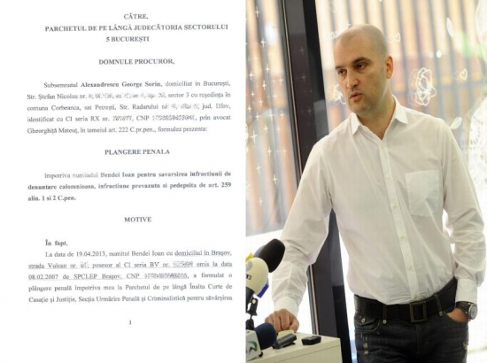 Plângere penală formulată de Sorin Alexandrescu împotriva administratorului RCS&amp;RDS. Denunţul calomnios se pedepseşte cu închisoare până la 3 ani