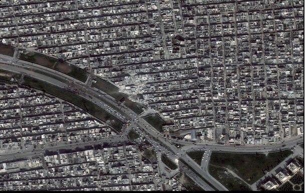 Imaginile realizate din spaţiu care arată distrugerile provocate de războiul din Siria 220771