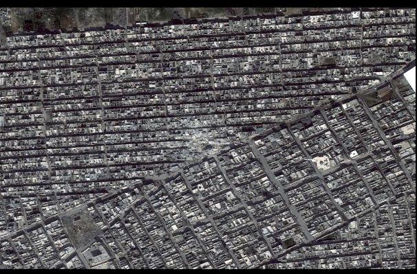 Imaginile realizate din spaţiu care arată distrugerile provocate de războiul din Siria 220773