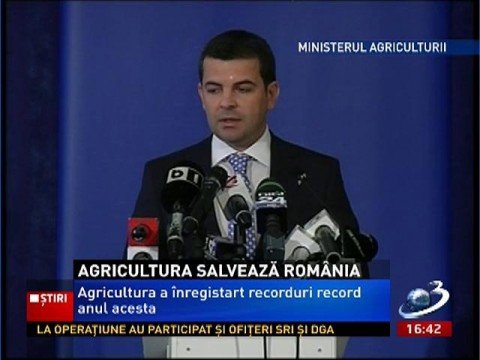 Agriculture saves Romania. We have record crops this year