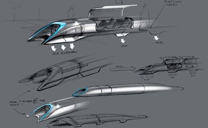 Sună futurist, dar Hyperloop ar putea fi al cincilea mijloc de transport convenţional