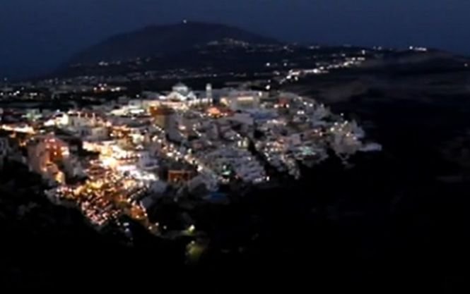 Alimentarea cu energie electrică a început să fie restabilită în insula Santorini