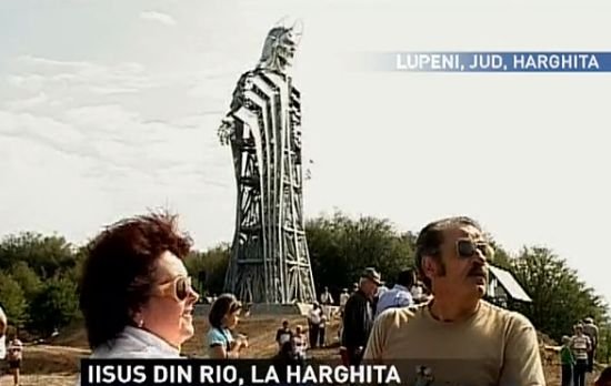 Statuia lui Iisus din Rio are o copie fidelă în Harghita