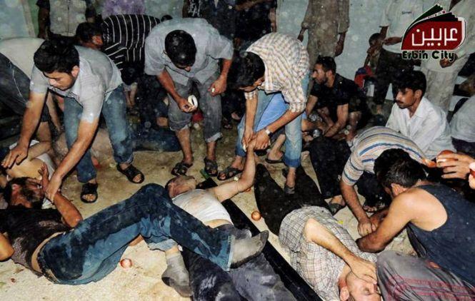 Imagini ŞOCANTE cu victimele atacurilor cu arme chimice din Siria